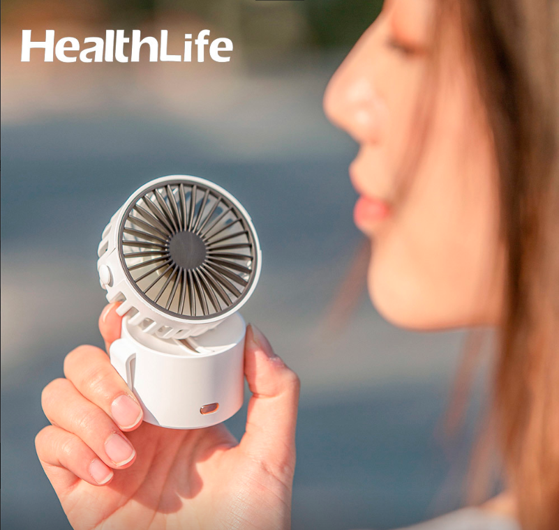 【限時特惠】HealthLife 迷你百變掛脖 USB 隨身風扇